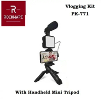 ROCKWARE PK-771 - Paket Vlogging Set Video Recording Livestreaming Kit