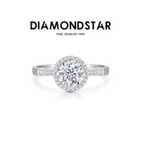 Marry Wedding Engagement Diamond Rings 0.5carat 1carat VVS HPHT Lab Grown Diamond Jewelry IGI GIA Certified Lab Diamond Rings