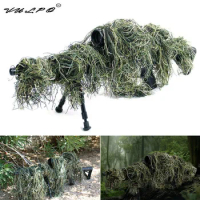 VULPO Tactical Rifle Sniper Camouflage Ghillie Suit Cover Hunting Gun Wrap Cover For CS Paintball Airsoft Accessories