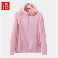 Jaket Pelindung Matahari, Kasual Luaran, Uniseks, untuk Lelaki dan Wanita, Ringan dan Bernafas, Hood