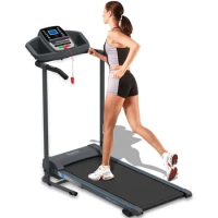 Folding Treadmill - Foldable Home Fitness Equipment for Walking &amp; Running - Cardio Exercise Machine - Bluetooth Connectivity