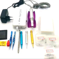 Hair Transplant Nail Drill Machine implan Tweezers Hair Transplant Chio Pen FUE Punch Hair Transplant Kits Set