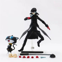 15cm Anime Persona Figma 363 Action Anime Figure Joker Persona 5 Ren Amamiya Morgana 793 Model Joker Handmade Toys Doll Gifts