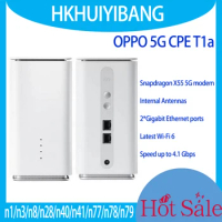 Unlocked OPPO 5G CPE T1A SDX55 Dual-Mode 4.1Gbps 5G Wi-Fi 6 4G LTE Cat20 Wireless WiFi Router Sim Card Home Modem (100% New)