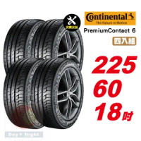 【Continental 馬牌】PremiumContact 6 舒適優化輪胎225/60-18-4入組