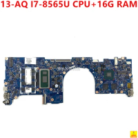 L53414-001 L53414-601 Mainboard For HP 13-AQ Laptop Motherboard Used 18744-1 448.0G905.0011 With SRFFW I7-8565U CPU+16G RAM