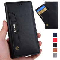 Magnetic Leather Case For Samsung Galaxy S23 Plus S22 S20 Ultra Case Flip Wallet Cover For Galaxy S24 S21 A73 A53 5G Case Stand