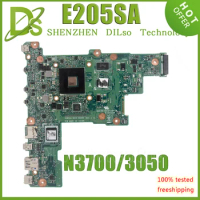 KEFU E205SA Mainboard For ASUS EeeBook Placa E205S E205 Laptop Motherboard With N3050/N3060 N3700/N3710 100% Test Fast Ship