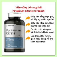 Potassium Citrate, Potassium Gluconate Horbaach Supplement Pills [American Product]
