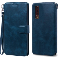 For Samsung Galaxy A7 2018 Case Galaxy A 7 2018 Cover Luxury Leather Flip Case For Samsung Galaxy A7 2018 SM-A750F Phone Cases