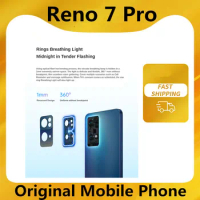 Original Oppo Reno 7 Pro 5G Mobile Phone 6.55" AMOLED 90HZ 65W Super Charger 50.0MP Dimensity 1200 Max Screen Fingerprint OTA