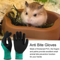 Anti Bit Gloves Training Grooming Bite Hamster Anti Cat Bird Small Puncture Handling Thickening Animal Scratch Welding Pet Glove