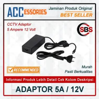 ADAPTOR CCTV 5 AMPERE / 12 VOLT