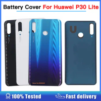 P30 Lite Battery Cover For Huawei P30 Lite Back Glass Rear Door Panel Housing Case with Adhesive Sticker Repair back housing