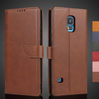 S5 i9600 Case Pu Leather Wallet Flip Case for Samsung Galaxy S5 G9000 G9000 Retro Cover Protective Holster Fundas Coque Lanyard