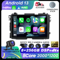 Android 13 Auto Car Radio 2Din GPS Bluetooth Multimedia Video Player For Honda HR-V HRV XRV Vezel 2013 - 2019 360 Camera Carplay