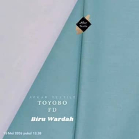 [0.5 METER] Kain Katun Toyobo FD - Original FD Toyobo Made By FODU [Exclusive With Spun Cationic Yar