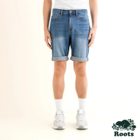 【Roots】Roots 男裝- 中腰牛仔短褲(藍色)