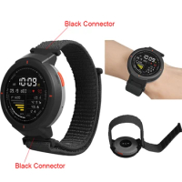 Nylon Loop Strap For Amazfit Verge Smart Watch Band Women Men Breathable Black Connector Bracelet For Xiaomi Huami Amazfit Verge