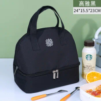 Portable Office Lunch Bag Tote Cooler Handbag Insulated Thermal Bag Thermal Cooler Delivery Bags Lunch Box Small Cooler