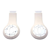 1 Pair Earphone Inner Shell Replacement for Beats Studio 3.0 Wireless Headphones Repair Parts Satin Gold