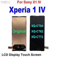 6.5" Original For Sony Xperia 1 IV LCD Display Touch Screen Digitizer Assembly For Sony X1 IV Sony X1 IIII XQ-CT54 XQ-CT62 LCD