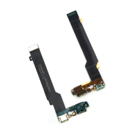 USB Charger Dock Connector Flex Cable Charging Board For LG Wing 5G LM-F100 F100 With Microphone Connector Repair Parts