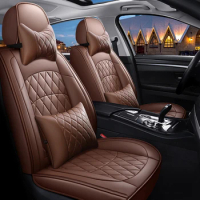 Leather Universal Car Seat Covers for Lexus all models nx lx470 gx470 RX GTH LX570 RX300 RX350 IS ES GX auto styling accessories