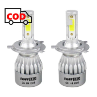 Lampu Mobil Depan Putih H4 2 PCS LED Anti Air COB 8-42Volt DC 38W