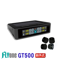 FLYone GT500 無線太陽能TPMS 四輪同測 胎壓偵測器 彩色螢幕- 急速配