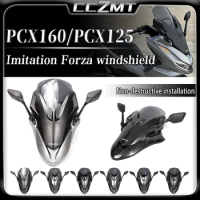 For HONDA PCX160 pcx160 PCX125 Motorcycle Windscreen Screen Front Windshield Deflector Protector Modification Accessories