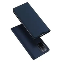 Case OPPO A55 | A58 | A78 | A95 - Dux Ducis Original Premium Flip Leather Casing A55 Blue