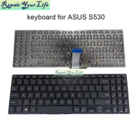 AZERTY French UK Laptop Keyboard for Asus VivoBook S15 S530U S530F S530FA-EJ335T S530UN-BQ353T keyboards 0KNB0 5111UK00 5111FR00