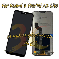 5.84'' New For Xiaomi Redmi 6 Pro Redmi 6Pro Full LCD DIsplay +Touch Screen Digitizer Assembly For Xiaomi Mi A2 Lite 100% Tested