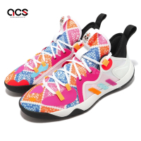 Adidas 籃球鞋 Harden Stepback 2 DoD 男鞋 桃紅 藍 白 亡靈節 透氣 運動鞋 GX3443