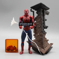 14cm Spider-man The Avengers Special Shot Series Movable Models Of Movie Characters Statue Decorations Collect Dolls Toys Gift
