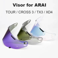 Helmet Visor For ARAI TOUR CROSS3 TX3 XD4 Motorcycle Helmets Vision Lens Case For CROSS3 Helmet Lens Windshield Moto Accessories