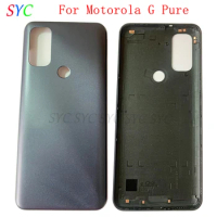 Rear Door Battery Cover Housing Case For Motorola Moto G Pure Back Cover Repair Parts