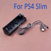 5sets Temperature Control Cooling Fan for Sony PlayStation 4 PS4 Slim Game Accessories Console