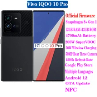 Official Vivo iQOO 10 Pro Cell Phone Android 12 Snapdragon 8+ Gen 1 6.78" 2K E5 120Hz NFC 50MP Rear Three Cameras 4700mAh 200W