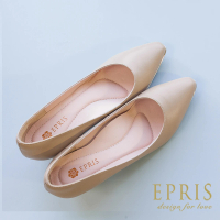 EPRIS 艾佩絲 現貨 高跟鞋品牌 裸色高跟鞋 素面高跟鞋 喜宴穿搭 伴娘鞋 21.5-26-粉膚裸(粗跟高跟鞋)