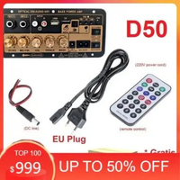 Temukan Amplifier Board Audio Bluetooth USB Radio TF DIY Subwoofer D3 D5 D10 D50 D60 D100 Karaoke Po