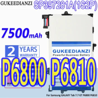 High Capacity GUKEEDIANZI Battery SP397281A(1S2P) 7500mAh For Samsung GALAXY Tab 7.7 GT P6800 P6810 Tab7.7