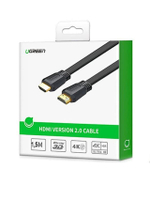 สายเชื่อมต่อ HDMI ED015 V2.0 ความเร็วเสถียรมีความคงทนสูงใช้งานได้ยาวนานขนาด3M. สีดำ