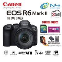 Agent sales Canon EOS R6 Mark II R6ii MKII Full-frame Mirrorless Digital Camera (Free Extra Batt )