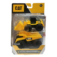 《CAT》玩具車 3吋 迷你工程系列 二入組(推土機&amp;砂石車)  東喬精品百貨