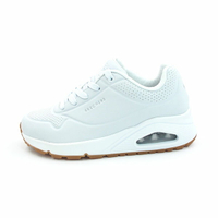 SKECHERS UNO-Stand On Air 健走鞋 WIDE寬楦 氣墊 白色 女生尺寸 【73690WWHT】