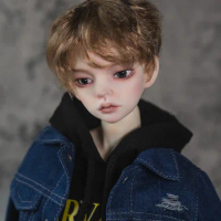 BJD doll wig suitable for 1-3 1-4 uncle size bjd boy wig super soft silk daily all-match male bangs wig doll accessories