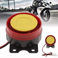 Alarm Buzzer Kereta/Motosikal dengan Siren Serangan Udara 12V, Mudah Alih, Kecil dan Elektrik