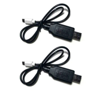 2PCS USB Charger for 4DRC F4 Fast-F4 Drone Battery 7.4V 3500mAh Lipo Battery Charger USB Charging Cable 4D-F4 Accessory